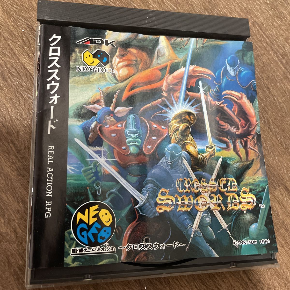 ADK Neo Geo CD CROSSED SWORDS II 2 Japan Action Adventure Role