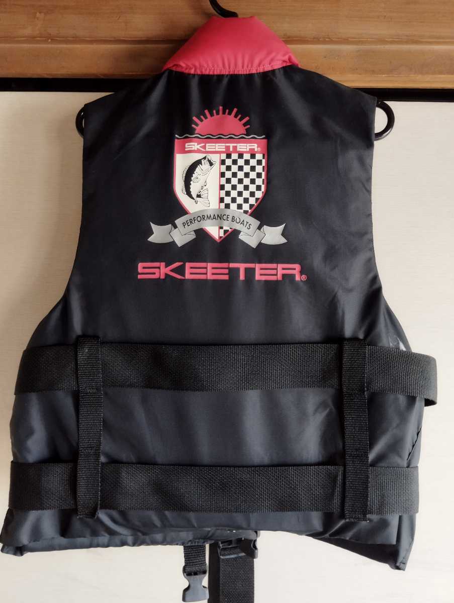 2022公式店舗 スキーター SKEETER BOATS ライフジャケット　95年製新品未使用　レアでビンテージ バスボート ライフジャケット