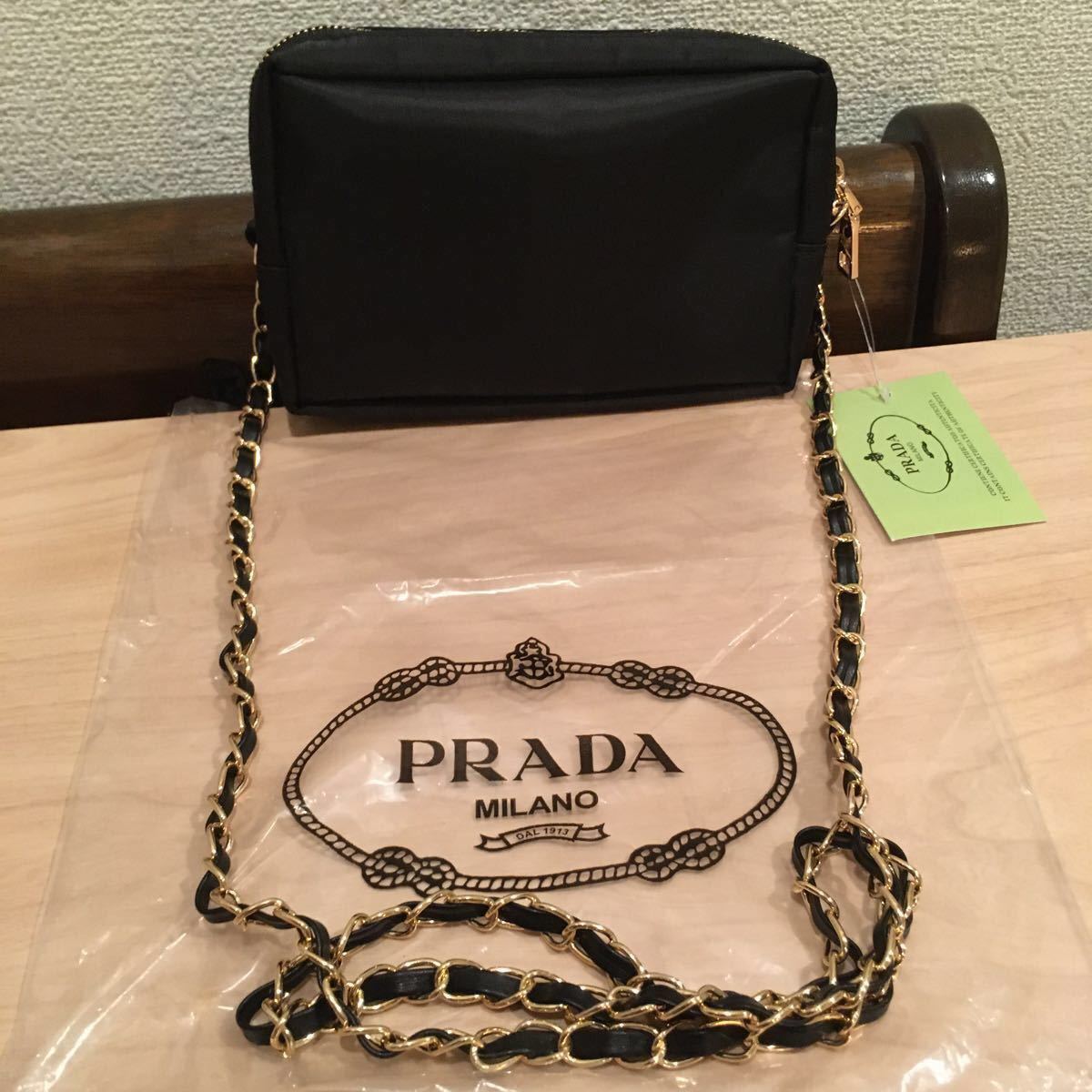 PRADA プラダ ノベルティポーチ ショルダーバック|Yahoo!フリマ PRADA プラダ ノベルティポーチ ショルダーバック|Yahoo!フリマ