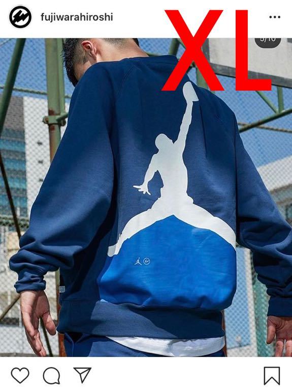 希少XLサイズ パクソジュン着用】Jordan fragment nike sweat 希少XLサイズ パクソジュン着用】Jordan fragment nike sweat