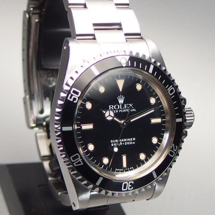 【希少 オールトリチウム】ROLEX ロレックス OYSTER PERPETUAL SUBMARINER サブマリーナ 5513 自動巻 メンズ 腕時計 修理明細書付「18958」_画像3