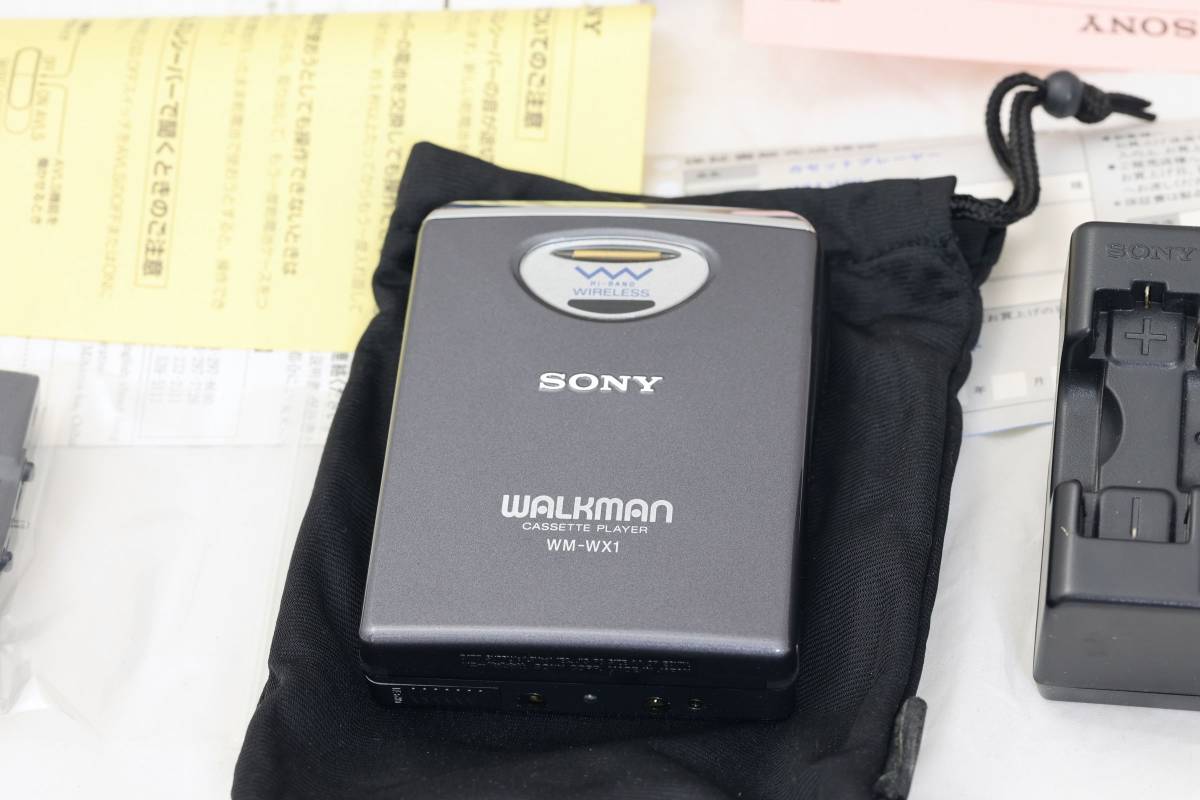  rare rare! SONY WM-WX1 wireless Walkman collection goods unused goods made in Japan Sony 