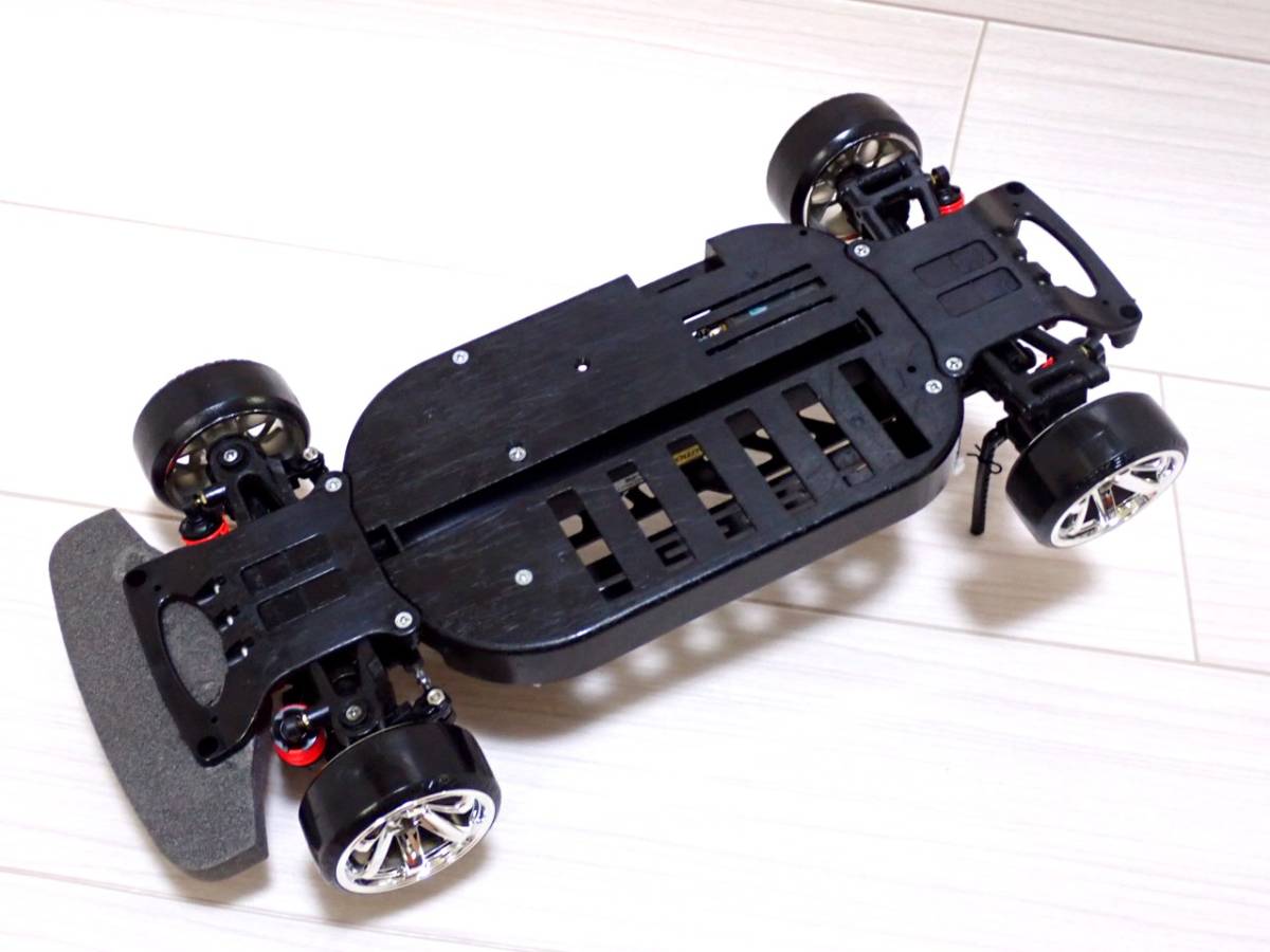 フロントは ヤフオク! ドリフト仕様TT-01 メカ付き オプションパーツ多