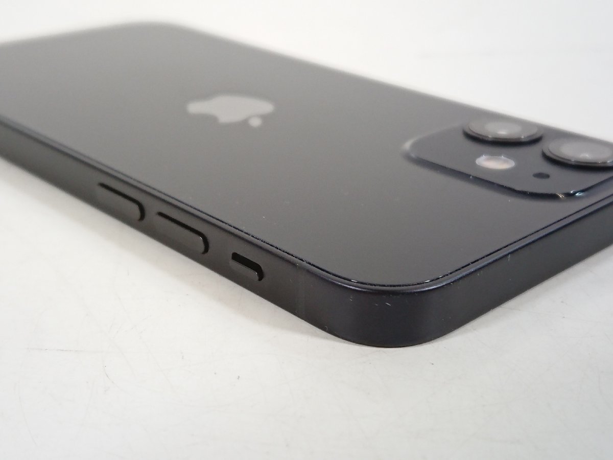 Apple アップル iPhone 12 mini 64GB ブラック MGA03J/A SIMフリー au