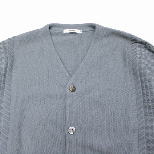 YASHIKI ヤシキ 22SS Unabara Cardigan カーディガン 2 ブルー_画像3