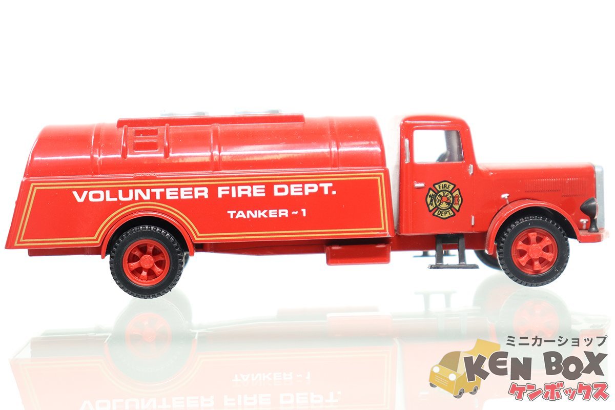 S=1/43 CORGI コーギー WHITE TANKER ホワイトタンカー ボランティアファイヤーチーフ消防車 箱ヤケ・スレ 値札付 7500台限定 現状渡し_画像4