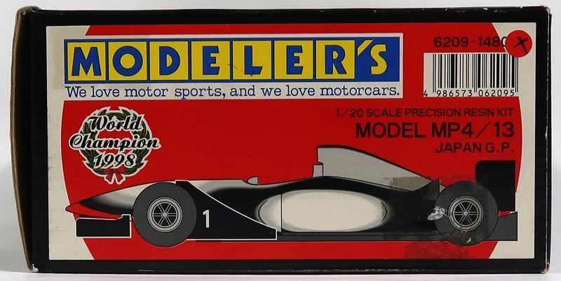 MODELER’S, McLaren MP4/13, 1/20, レジンキット,未組立, 不足あり