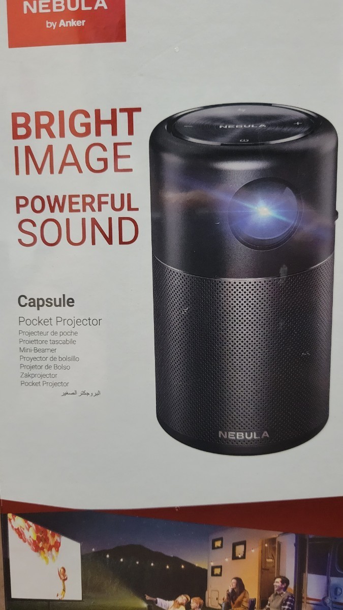 Anker Nebula CAPSULE モバイルプロジェクター Android 搭載 ANSI
