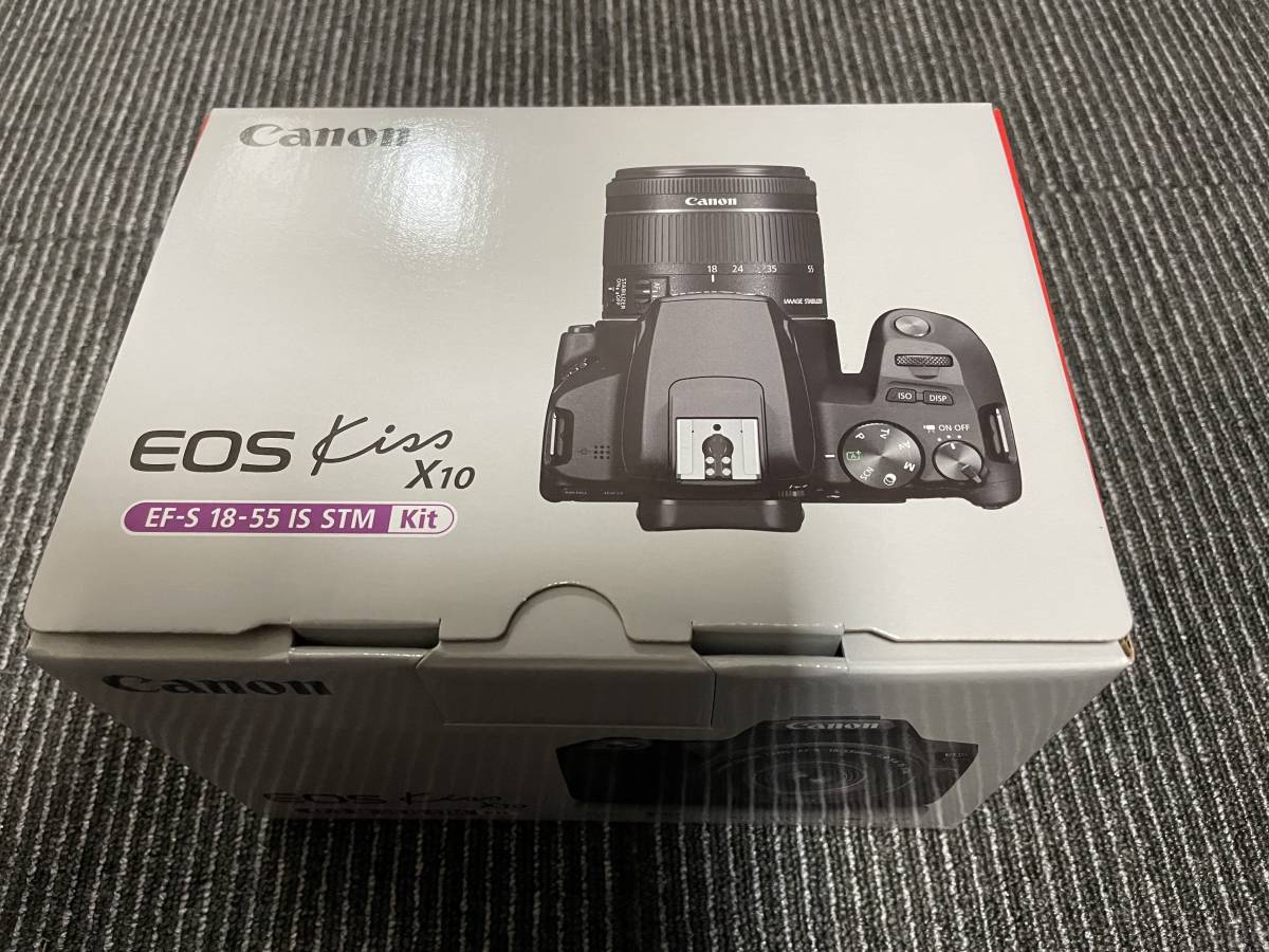 開封のみ・ほぼ新品】Canon デジタル一眼レフカメラ EOS Kiss X10 標準