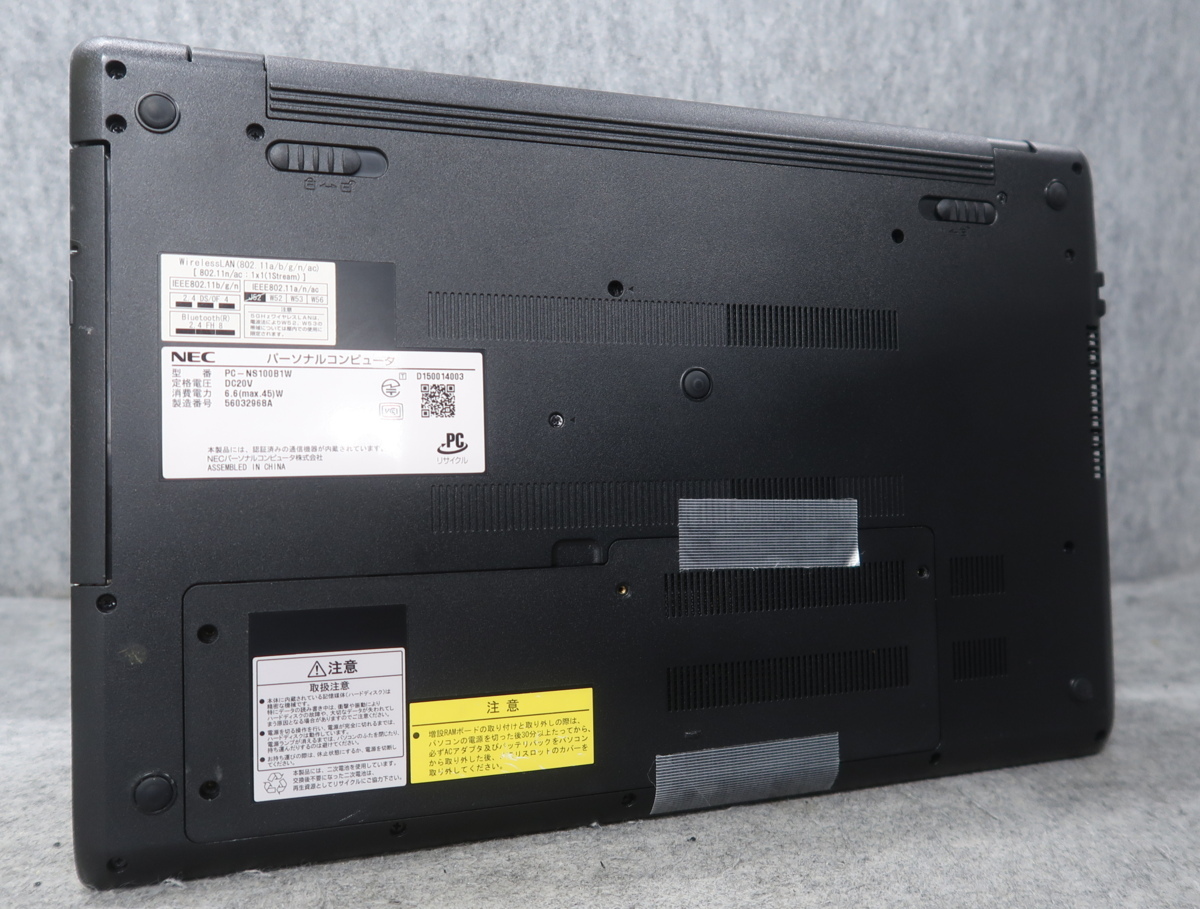 NEC LaVie NS100/B Celeron 3205U 1.5GHz 2GB DVDスーパーマルチ ノート ジャンク N49696_画像5