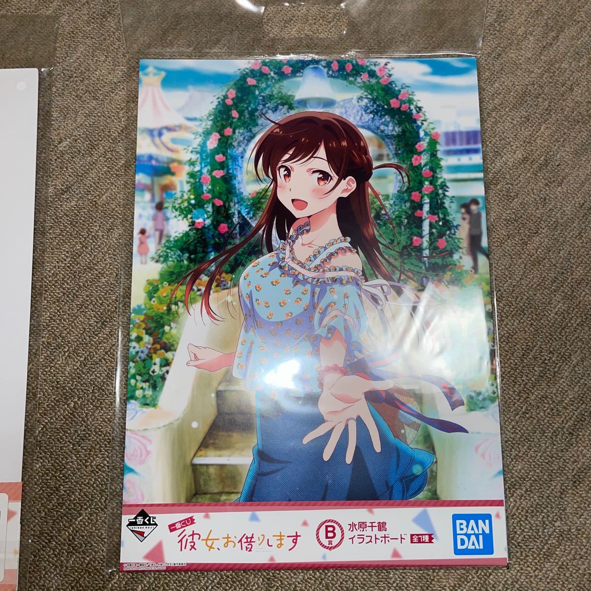 一番くじ A賞 C賞 B賞セット 彼女お借りします  水原千鶴 七海麻美 イラストボード