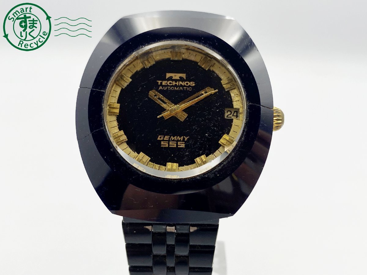 0761170 〇 1円~ TECHNOS テクノス GEMMY 555 腕時計 自動巻き 0761170 〇 1円~ TECHNOS テクノス GEMMY 555 腕時計 自動巻き
