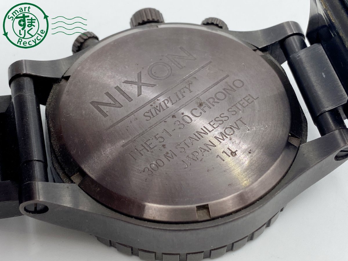 0770146 ▽ NIXON ニクソン THE 51-30 CHRONO メンズ 腕時計 SS QZ