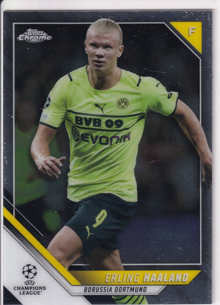 2021/22topps chrome　UEFA CHAMPIONS LEAGUE　200　ERLING HAALAND　アーリング・ハーランド　ボルシア・ドルトムント_画像1