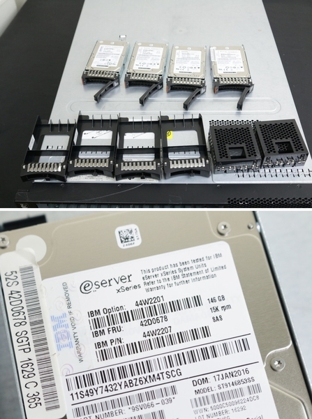 【IBM】（System x3650 M3）2011年製 サーバー　現状品　管ざ5788_画像7