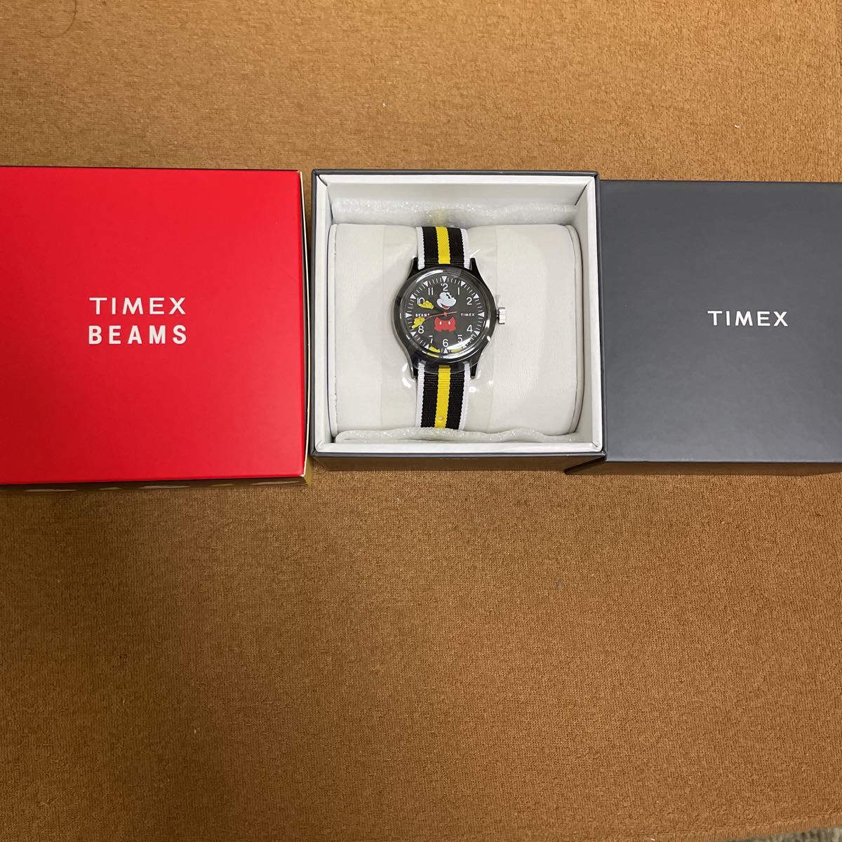 未使用 タイメックス Disney Timex Beams ディズニー トリプルコラボ ビームス 腕時計 完璧 ビームス