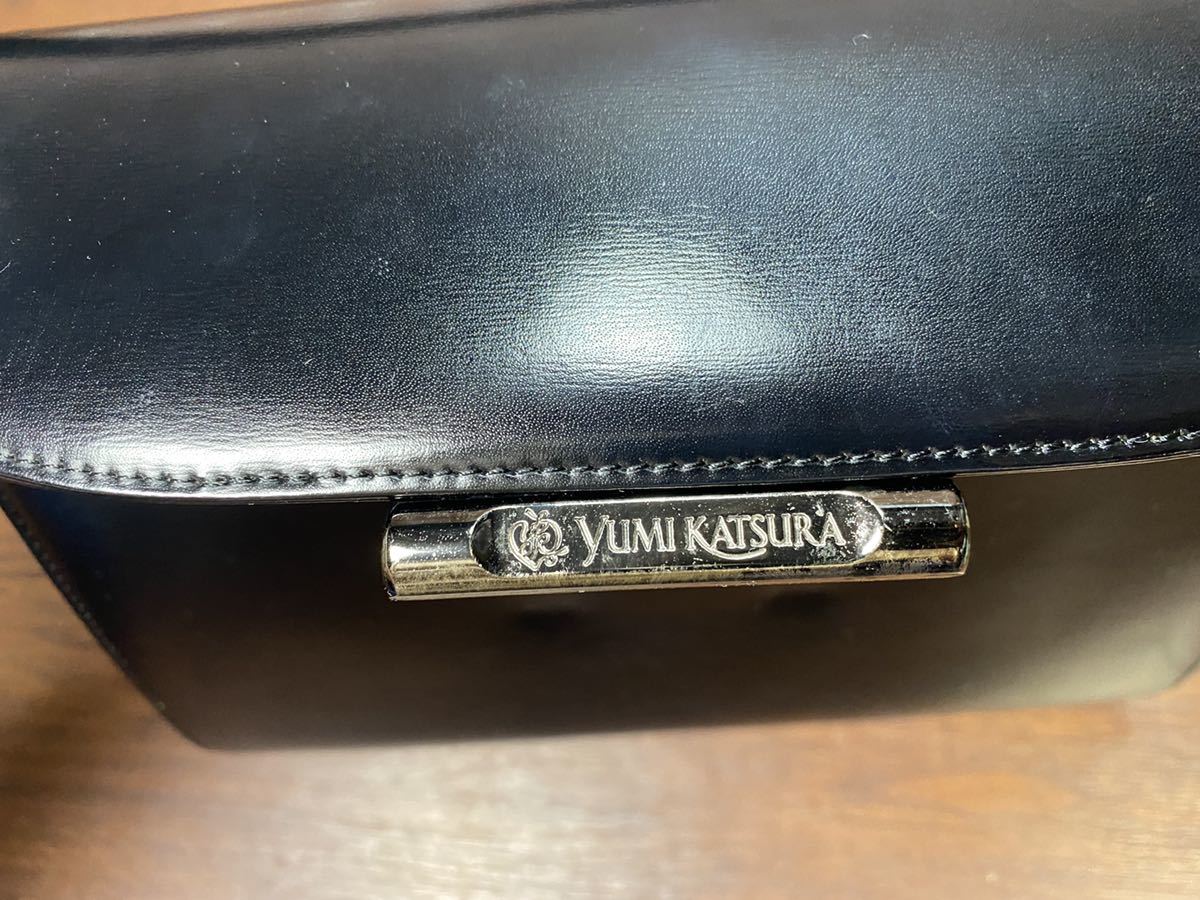 ♪♪YUMI KATSURA 桂由美 本革製 フォーマルバッグ ハンドバッグ ♪♪YUMI KATSURA 桂由美 本革製 フォーマルバッグ ハンドバッグ