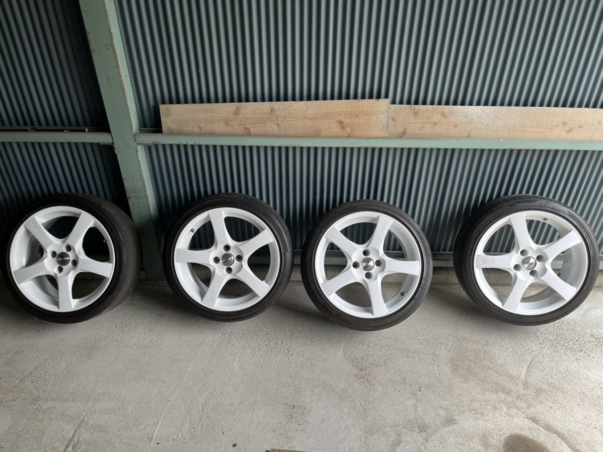 oz racing hydra アルミホイール 17インチ 7j +37 4H PCD100