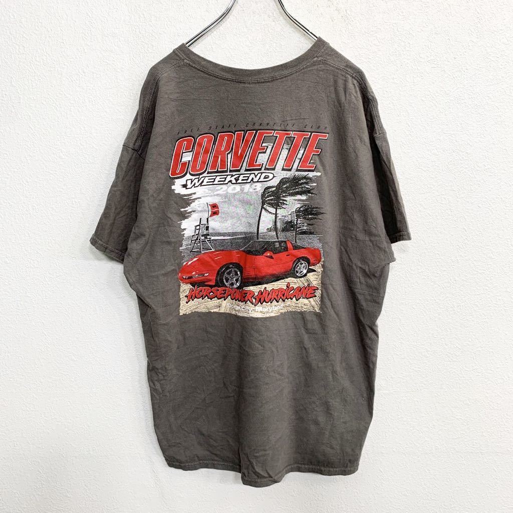 GILDAN 半袖 プリントTシャツ XLサイズ ギルダン グレー 古着卸 アメリカ仕入 t2206-3188_画像4