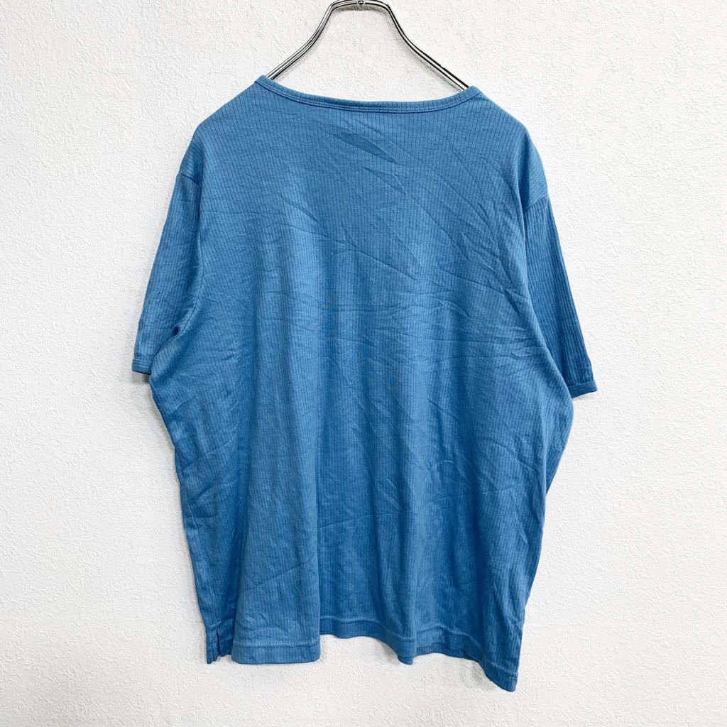CC・Huaghes 半袖Tシャツ レディース Mサイズくらい ライトブルー 古着卸 アメリカ仕入 t2202-4218_画像5