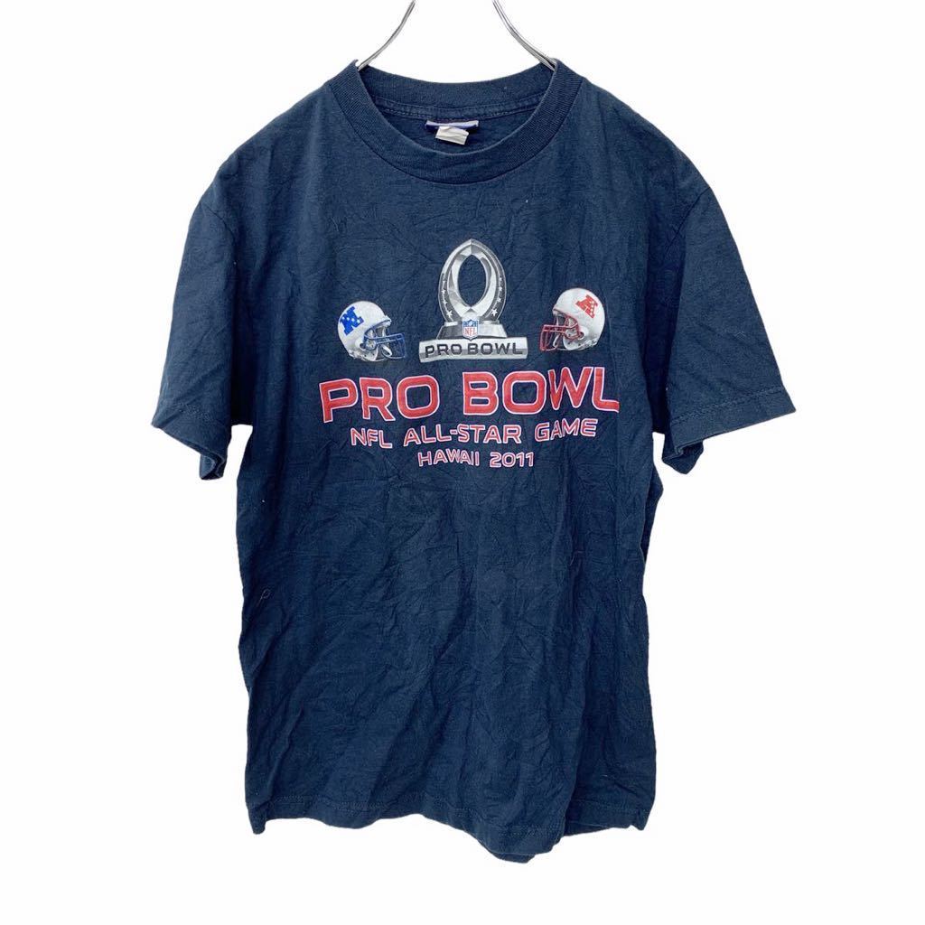 Reebok 半袖プリントTシャツ Mサイズ NFL リーボック ネイビー 古着卸 アメリカ仕入 t2206-4347_画像1