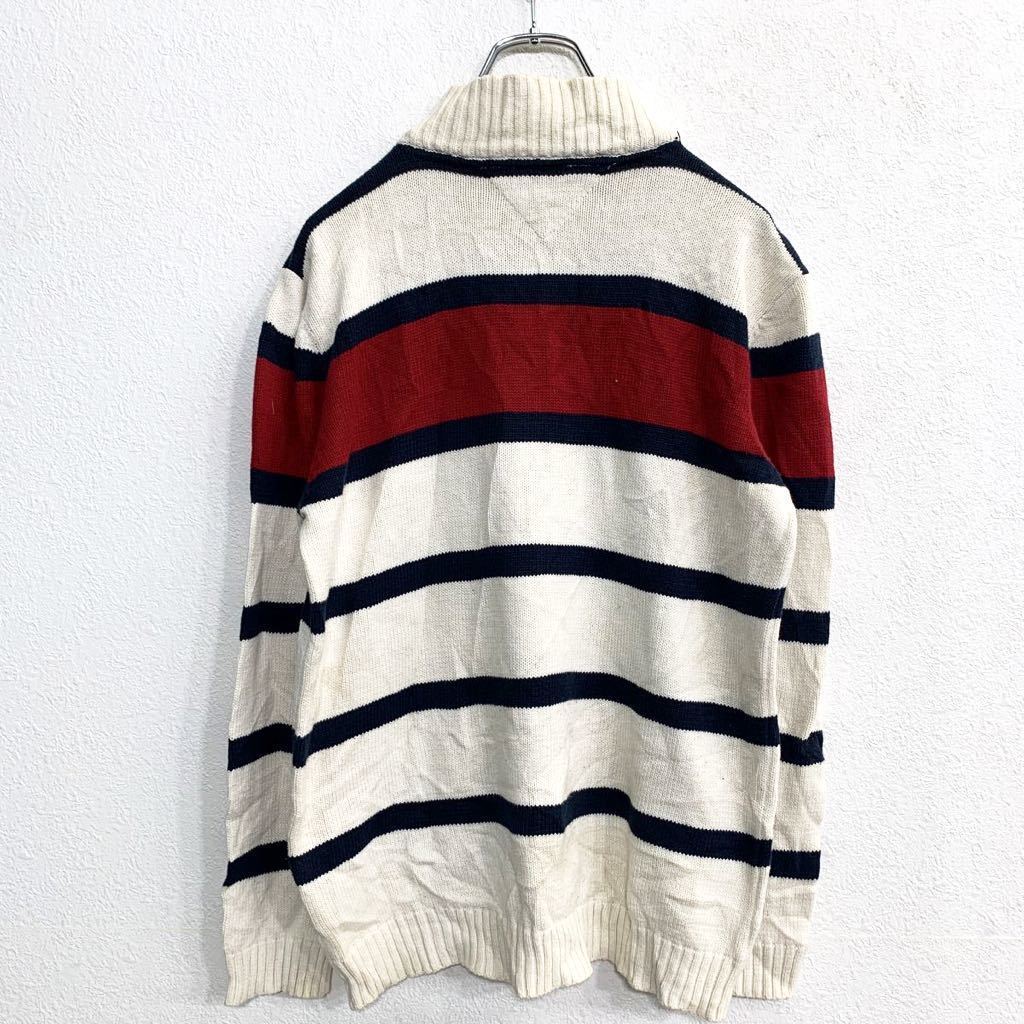 TOMMY HILFIGER ハーフジップ コットンニット XLサイズ トミーヒルフィガー キッズサイズ 古着卸 アメリカ仕入 t2201-4455_画像6