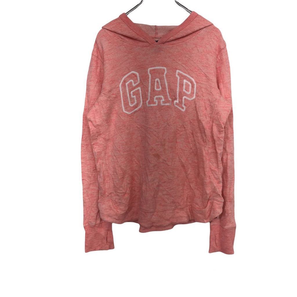 GAP スウェットパーカー レディース M ピンク ギャップ ロゴ トレーナー フーディー 古着卸 アメリカ仕入 t2112-3789_画像1