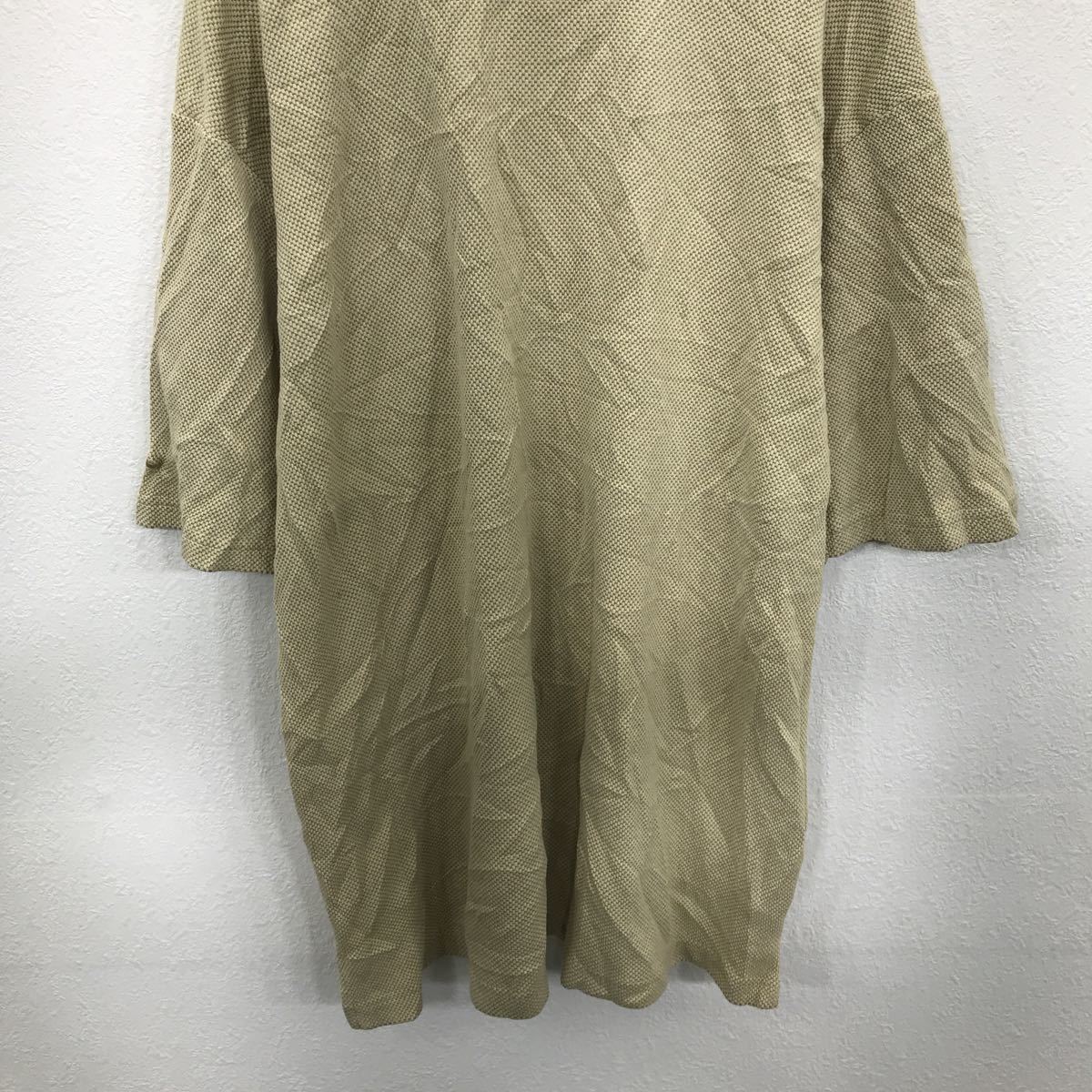 Tommy Bahama ポロシャツ 2XLサイズ サイズ表記XL 半袖 シルク70% カーキ 古着卸 アメリカ仕入 t2203-3426_画像6