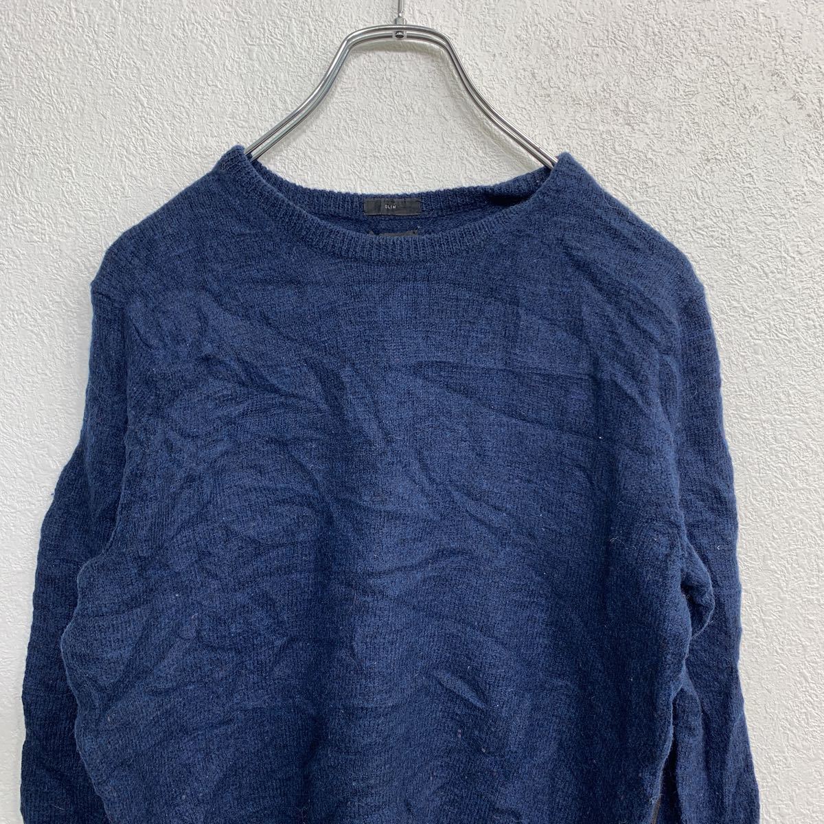 J.CREW ニットセーター Mサイズ ジェイクルー キッズ ネイビー 古着卸 アメリカ仕入 t2202-3573_画像2