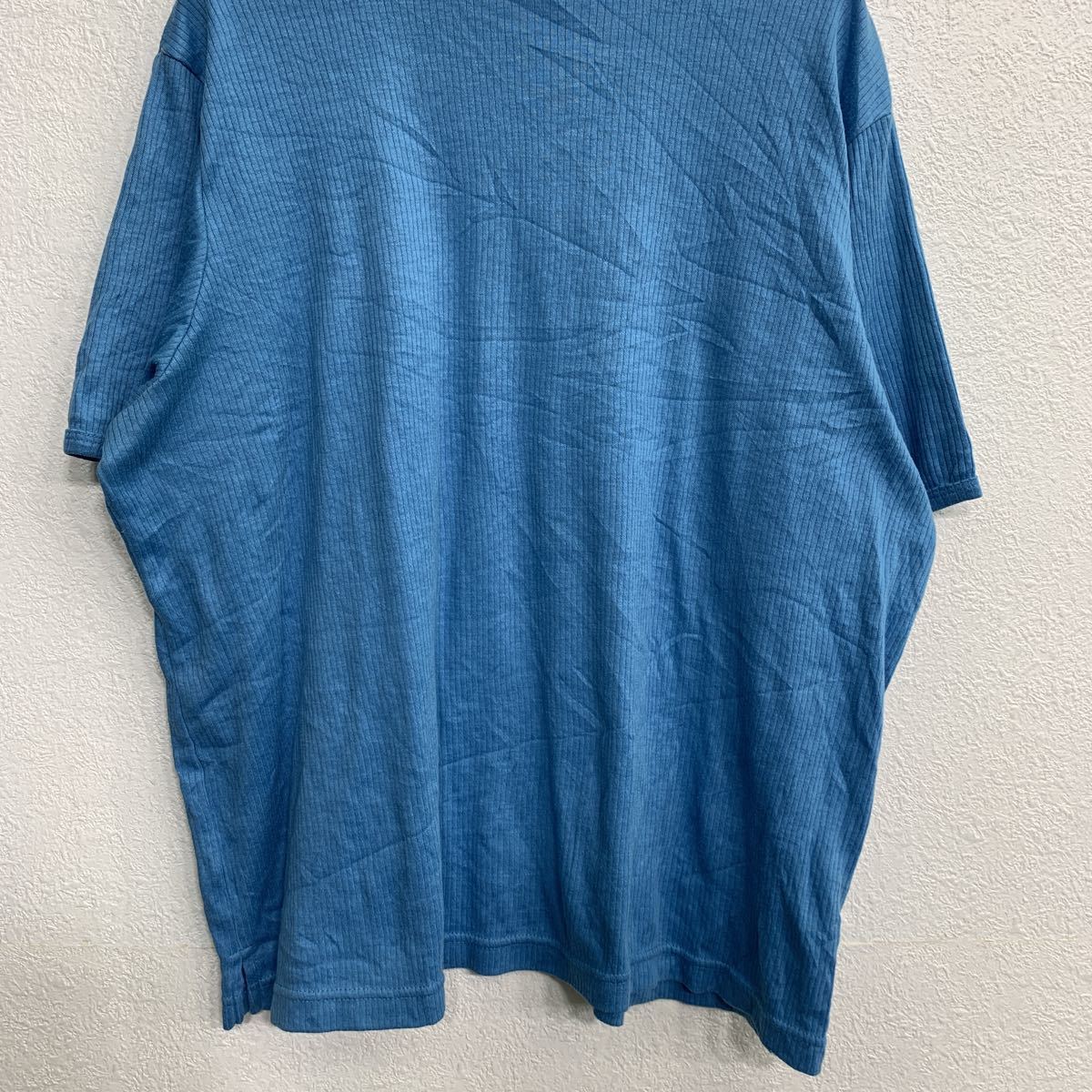 CC・Huaghes 半袖Tシャツ レディース Mサイズくらい ライトブルー 古着卸 アメリカ仕入 t2202-4218_画像7