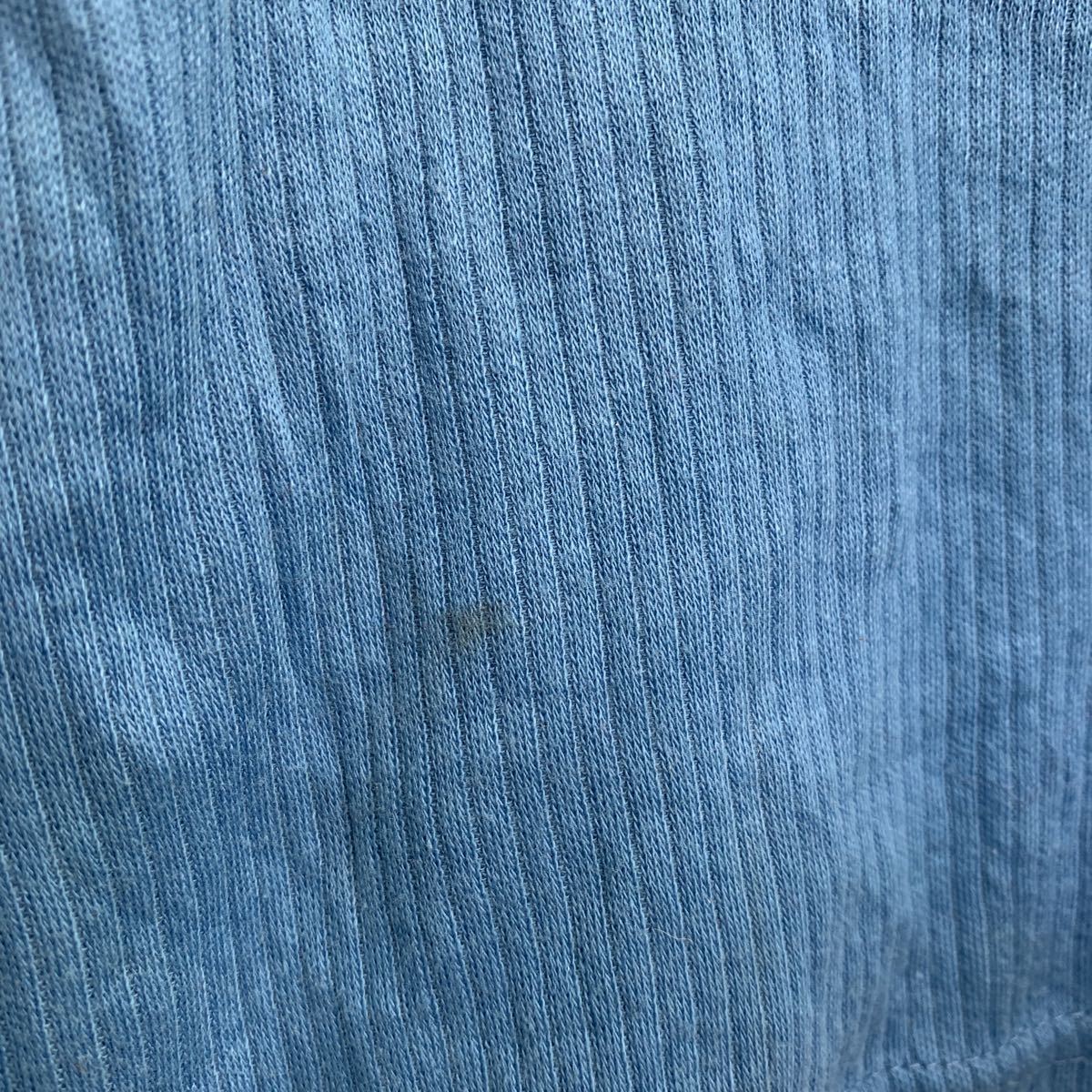 CC・Huaghes 半袖Tシャツ レディース Mサイズくらい ライトブルー 古着卸 アメリカ仕入 t2202-4218_画像4