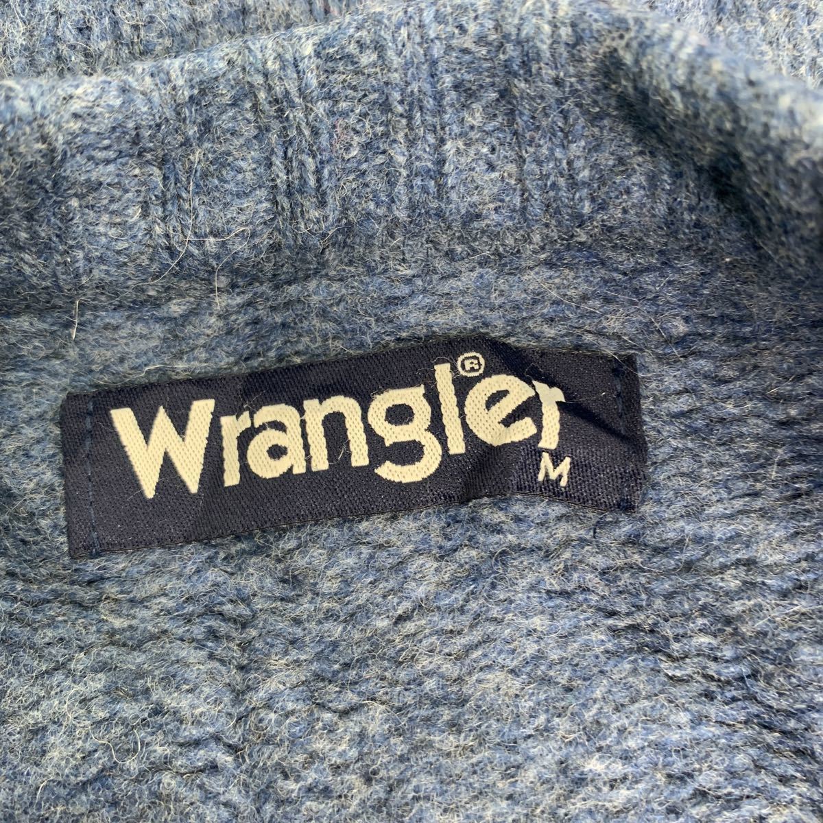 Wrangler ニットセーター Mサイズ ラングラー レディース ネイビー 古着卸 アメリカ仕入 t2202-3590_画像7