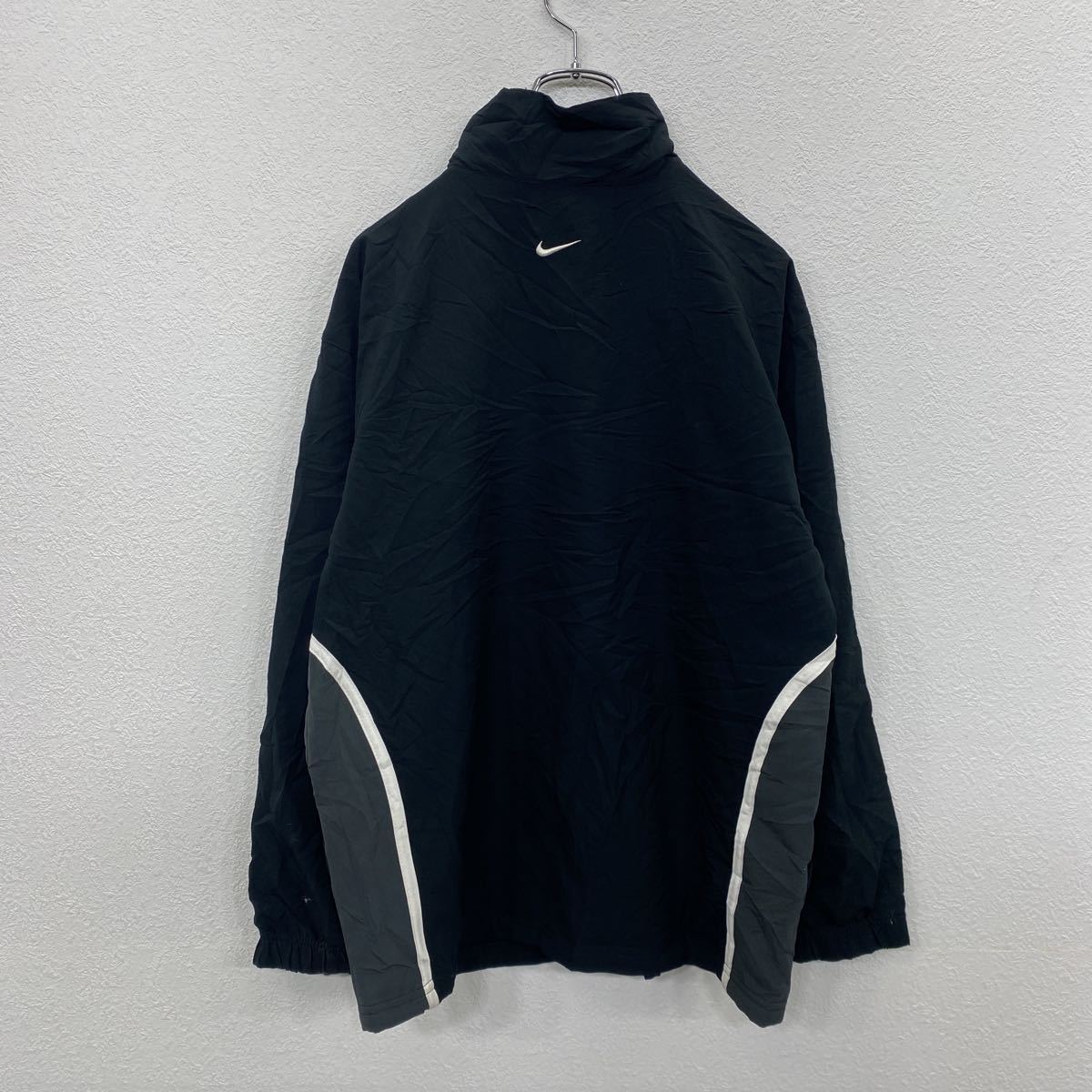 NIKE ジップアップジャケット キッズ XL ブラック ナイキ ロゴ プリント ワンポイントスポーツ 古着卸 アメリカ仕入 t2202-3662_画像6