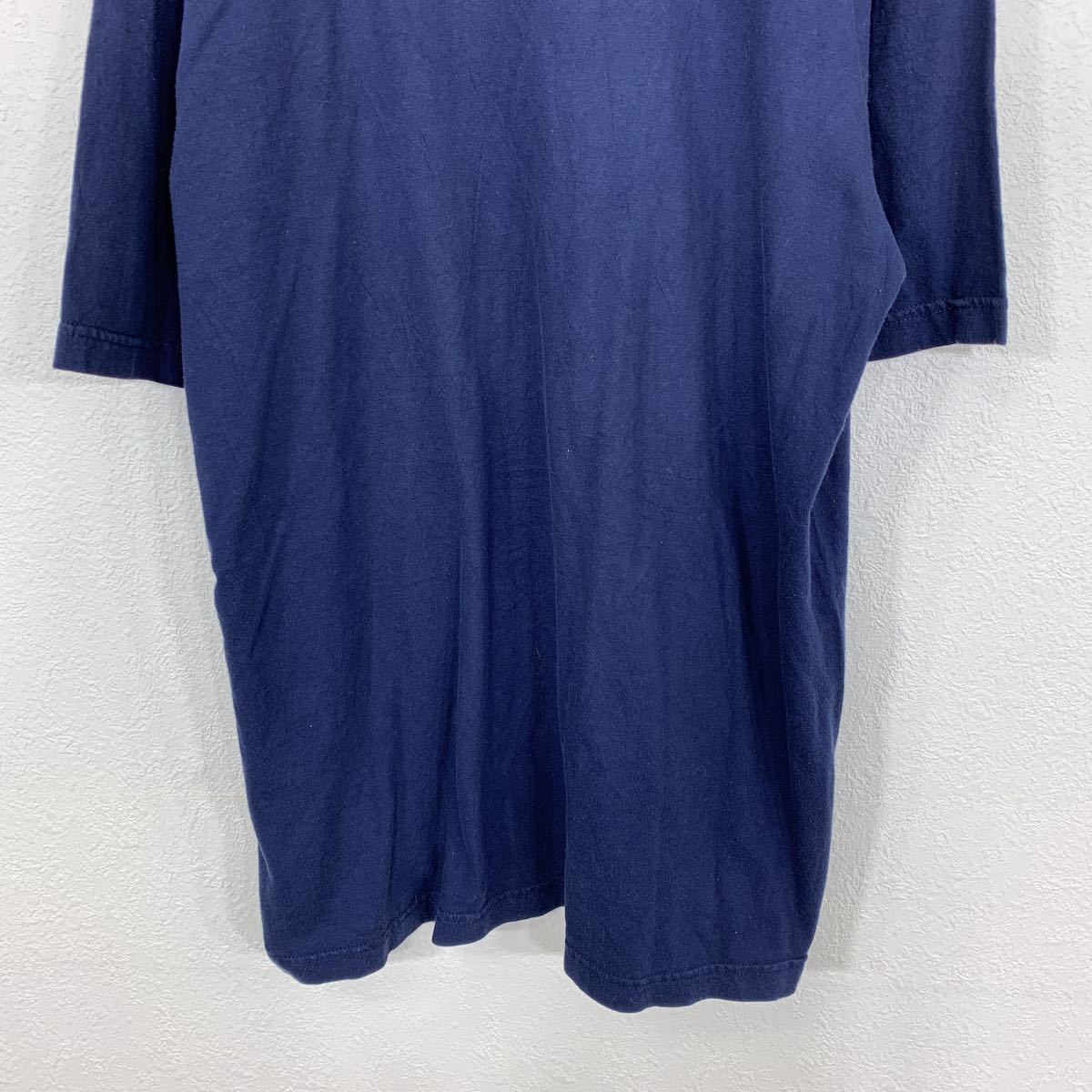 NIKE Tシャツ L 紺 ナイキ のスポーツ ワンポイント 古着卸 アメリカ仕入 t2109-3860_画像6