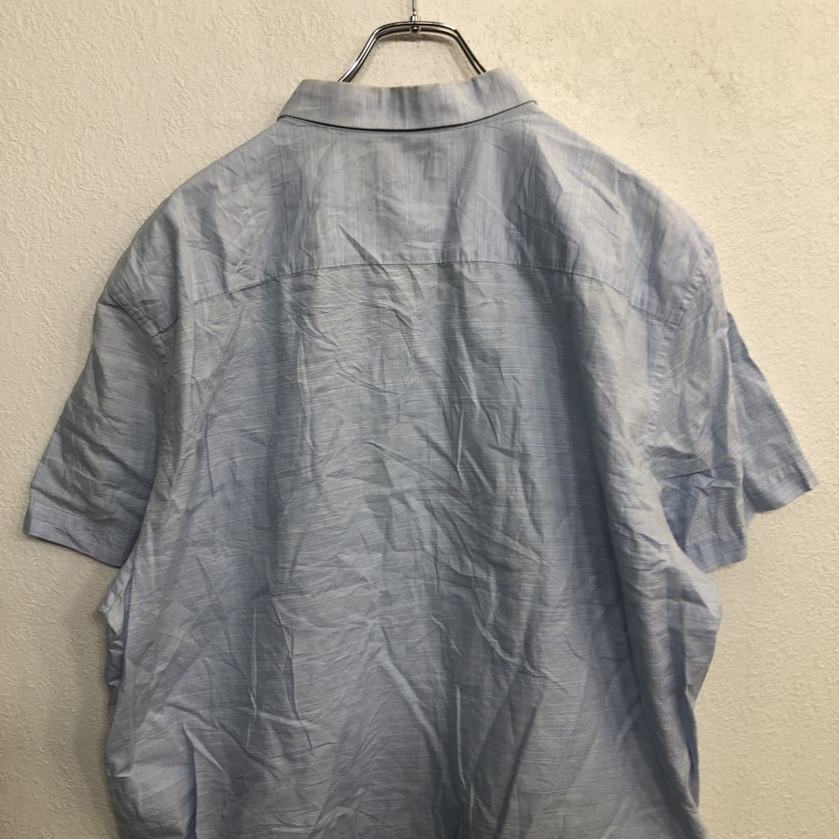 Calvin Klein 半袖シャツ XXLサイズ カルバンクライン ビックサイズ ライトブルー 古着卸 アメリカ仕入 t2206-4305_画像7