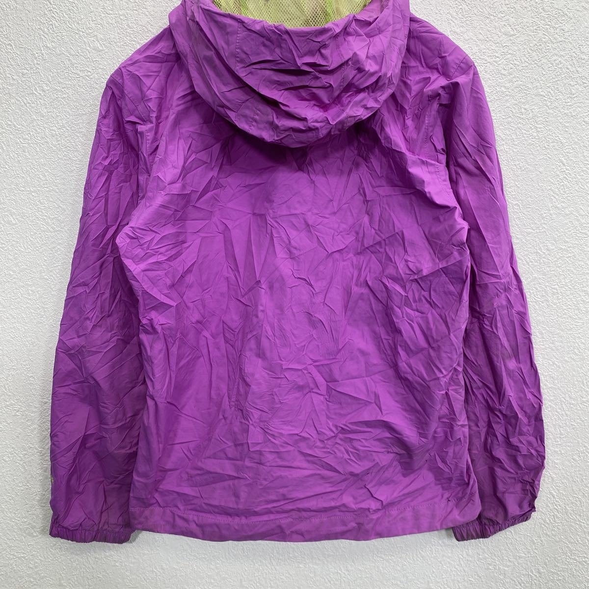 THE NORTH FACE mountain parka Kids M purple North Face nylon outdoor for children old clothes . America buying up t2201-4018