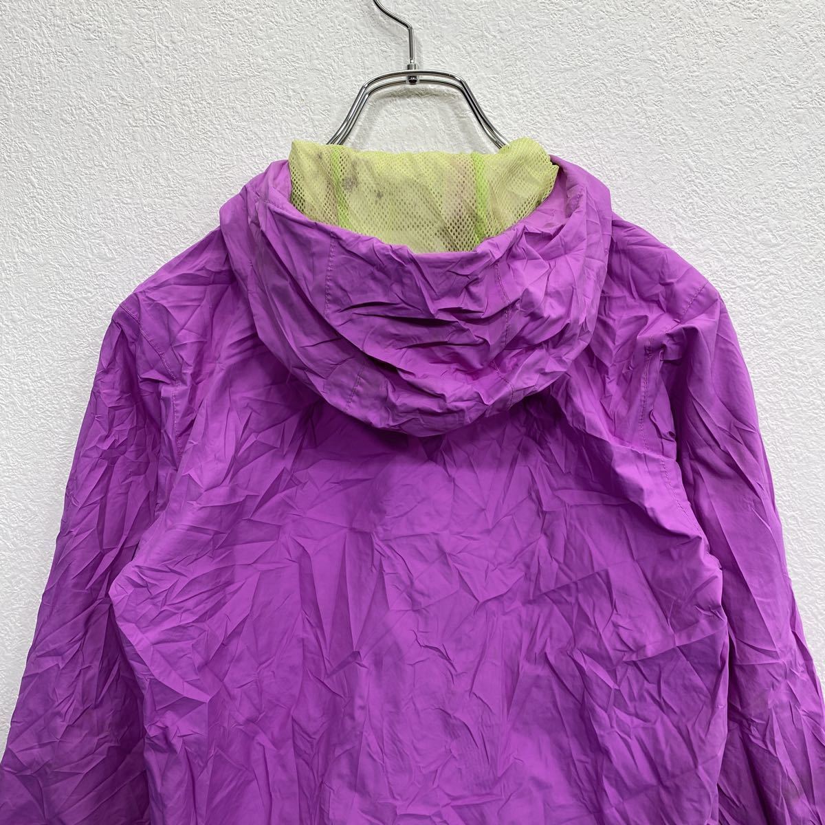 THE NORTH FACE mountain parka Kids M purple North Face nylon outdoor for children old clothes . America buying up t2201-4018