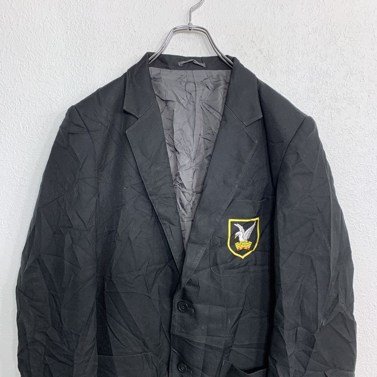 Eco-Uniform スクールジャケット Mサイズくらい ブラック 古着卸 アメリカ仕入 t2111-3459_画像2