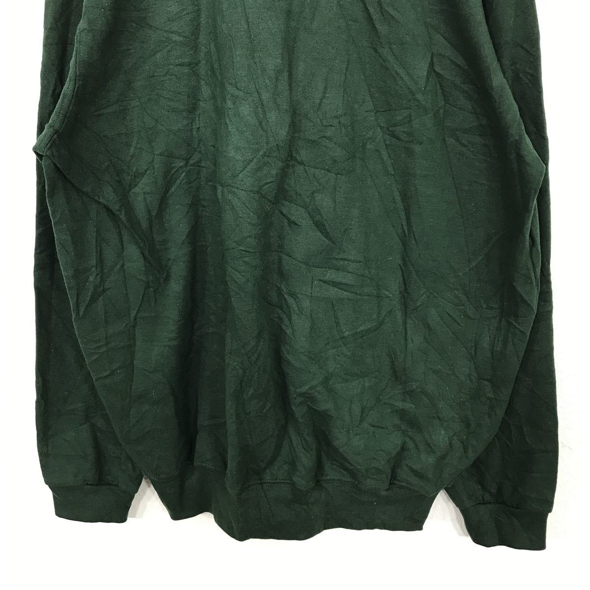 DayBreeze принт тренировочный женский L темно-зеленый футболка вышивка нашивка цветочный принт велюр обратная сторона ворсистый б/у одежда . America скупка t2111-3413