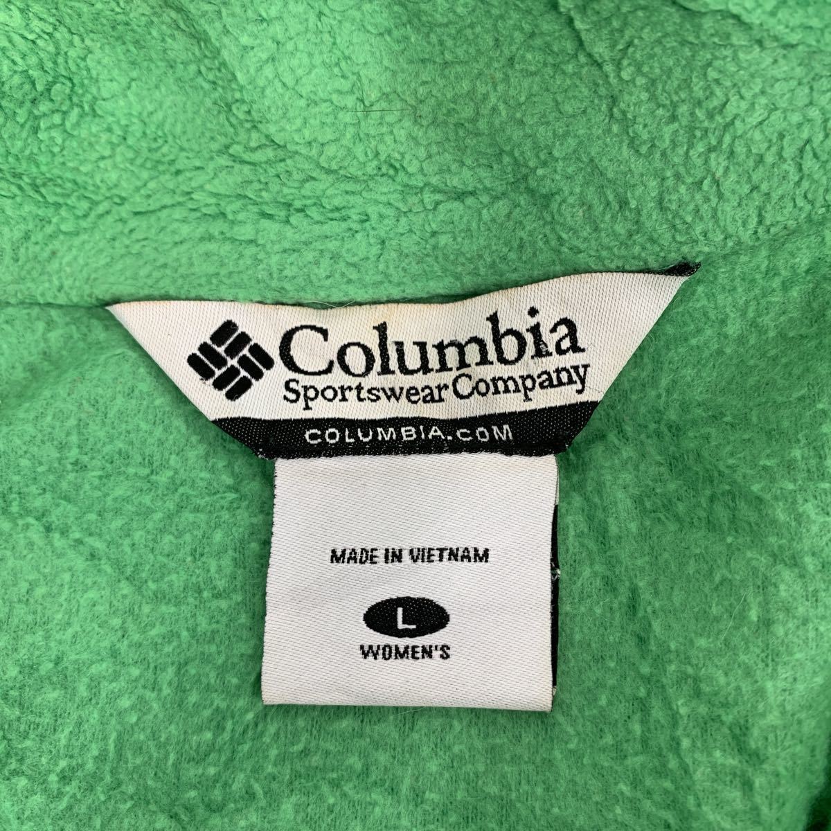 Columbia フリースジャケット レディース L グリーン コロンビア アウトドア 古着卸 アメリカ仕入 t2111-4801_画像9