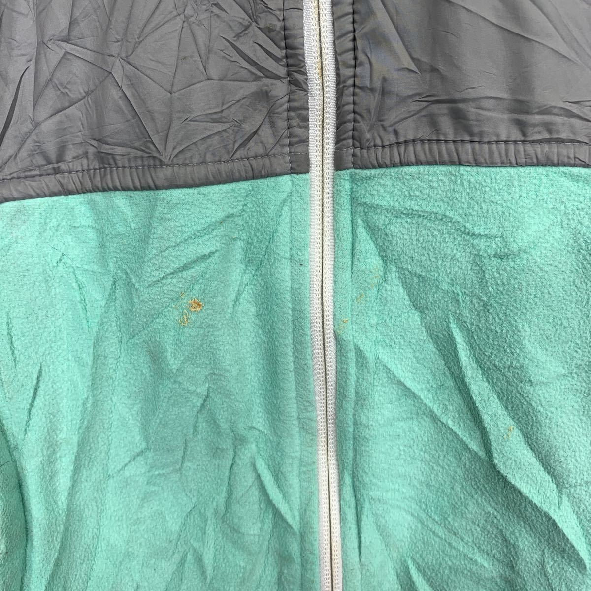 THE NORTH FACE fleece jacket Kids girls XL pastel green North Face old clothes . America buying up t2111-4205