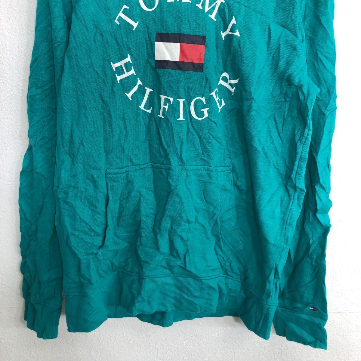 TOMMY HILFIGER Parker lady's S~ Tommy Hilfiger f-ti Logo man and woman use old clothes . America buying up t2110-4023