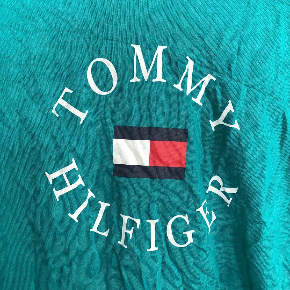 TOMMY HILFIGER Parker lady's S~ Tommy Hilfiger f-ti Logo man and woman use old clothes . America buying up t2110-4023