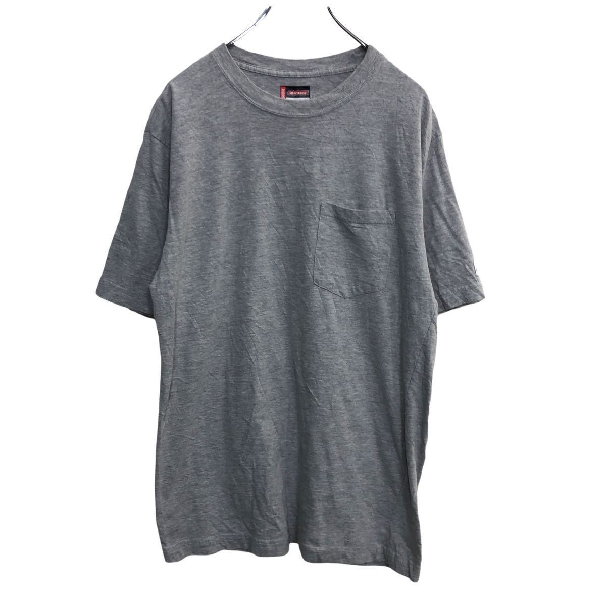 Dickies 半袖 ポケットTシャツ Mサイズ ディッキーズ グレー 古着卸 アメリカ仕入 t2207-3091_画像1