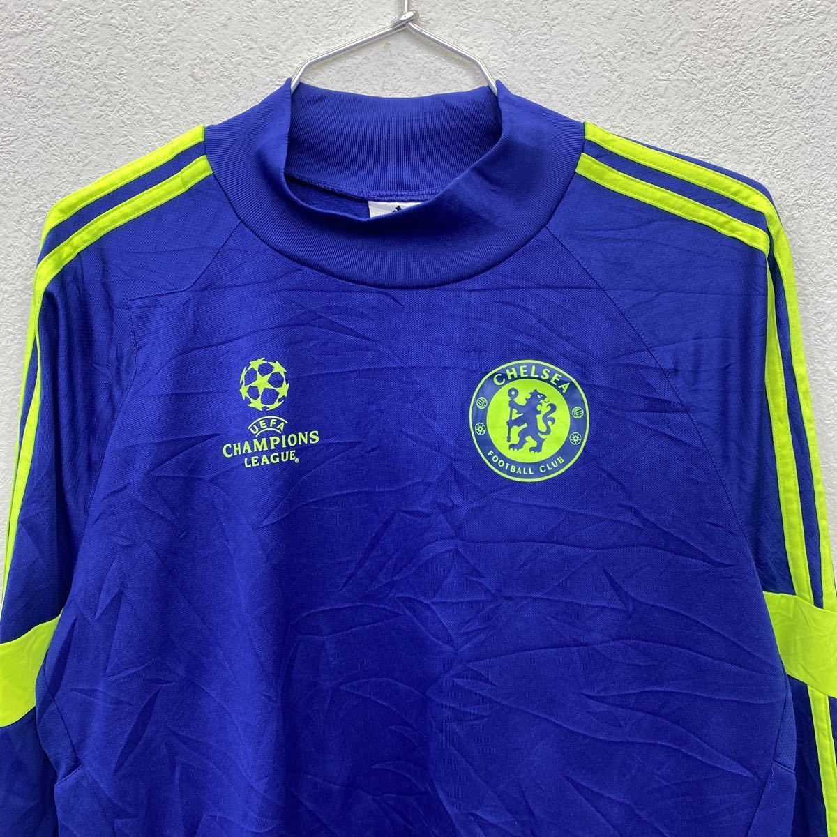 adidas игра рубашка M размер степень Adidas футбол Chelsea FC спорт klaima прохладный голубой б/у одежда . America скупка t2206-3708