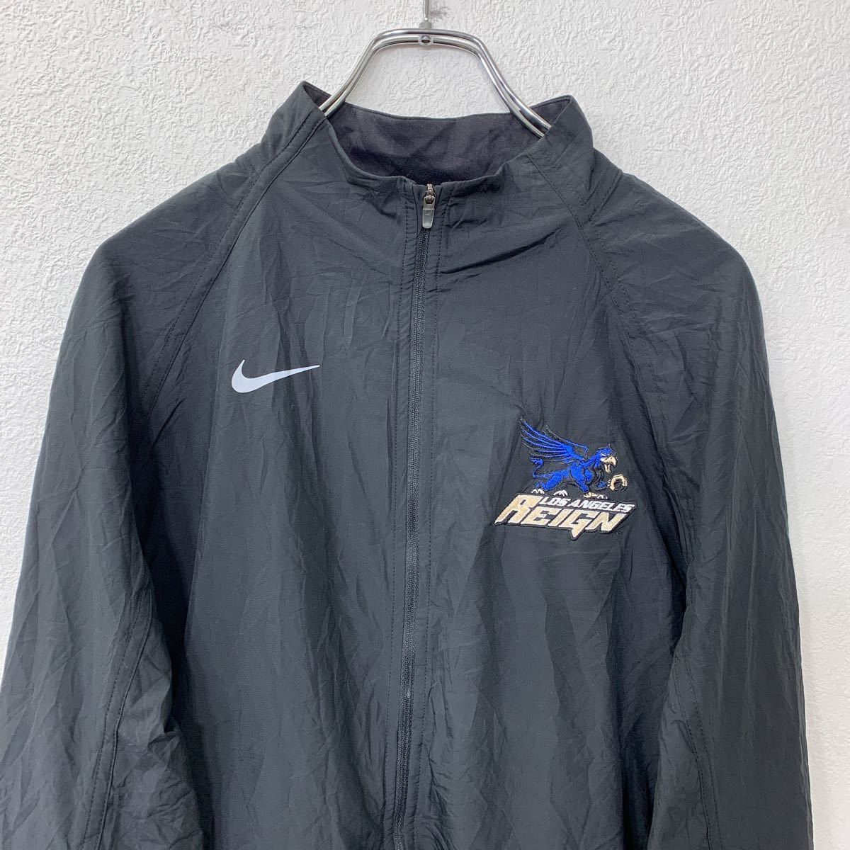 NIKE Zip up jacket L size Nike sports bra ndo black old clothes . America buying up t2206-3770