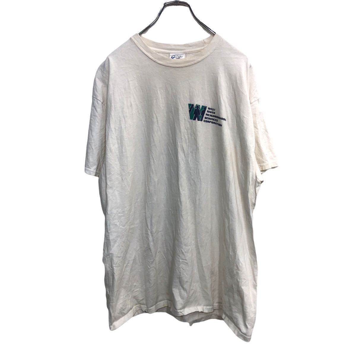 PORT COMPANY 半袖 プリントTシャツ XLサイズ ホワイト 古着卸 アメリカ仕入 t2207-3956_画像1