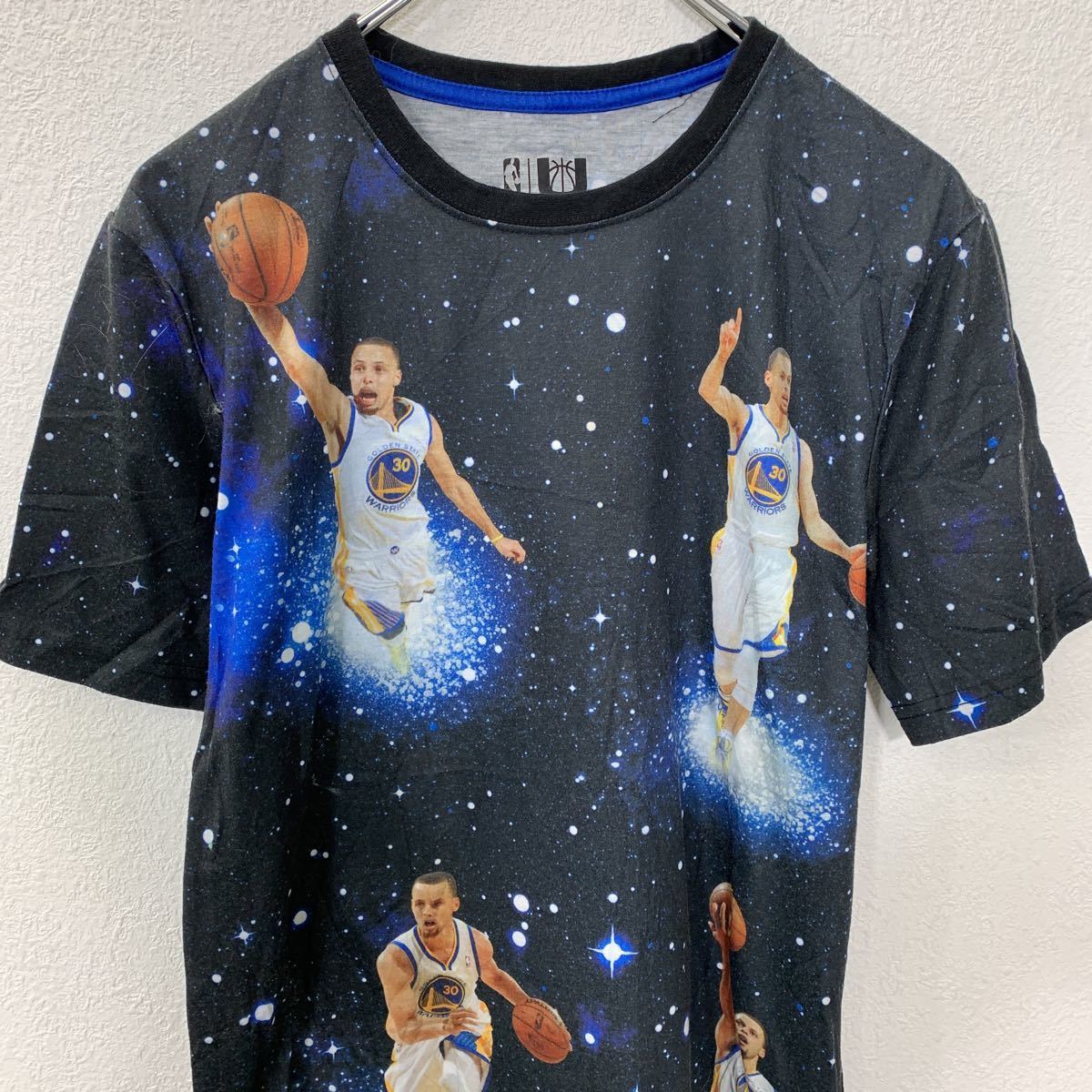 NBA 半袖Tシャツ Sサイズ ステフィン・カリー ブラック 古着卸 アメリカ仕入 t2207-4076_画像2