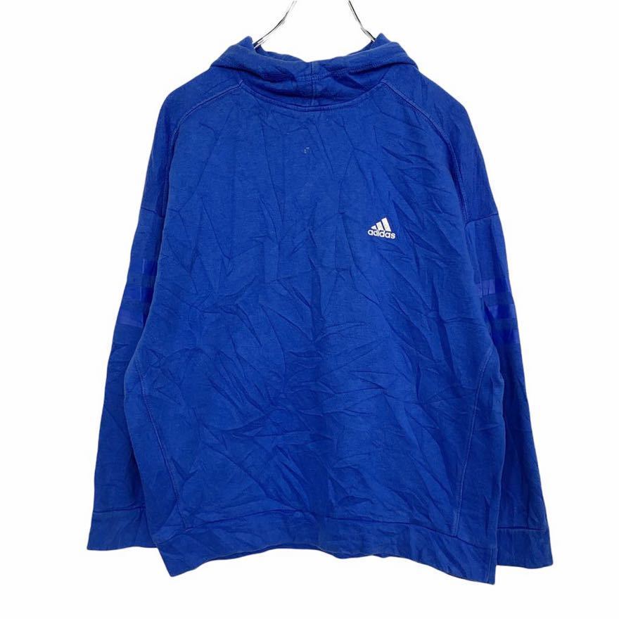 adidasf-ti- Kids 150 blue Adidas print Logo sport old clothes . America buying up t2111-4810