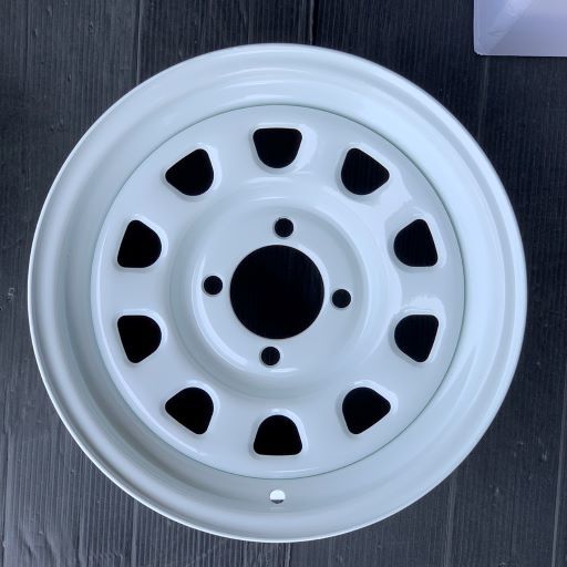 アウトレット】鉄チンホイール 13インチ 7J OFF+25 4穴 PCD100 CB73.1 ...